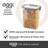 imageOggi Clarity LeakProof Airtight Food Storage Containers  Set of 2 Ultra clear BPA free Sealable Container with Lid Ideal Kitchen Organization Perfect Meal Prep Containers 12oz350ml135oz