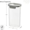 imageOggi Clarity LeakProof Airtight Food Storage Containers  Set of 2 Ultra clear BPA free Sealable Container with Lid Ideal Kitchen Organization Perfect Meal Prep Containers 12oz350ml54oz