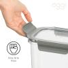 imageOggi Clarity LeakProof Airtight Food Storage Containers  Set of 2 Ultra clear BPA free Sealable Container with Lid Ideal Kitchen Organization Perfect Meal Prep Containers 12oz350ml135oz