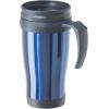 imageOggi Commuter Travel Mug 14oz  Insulated Coffee Mug Thermal Stainless Steel with Easy Grip Tumbler Handle  OliveMidnight Blue