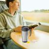 imageOggi Commuter Travel Mug 14oz  Insulated Coffee Mug Thermal Stainless Steel with Easy Grip Tumbler Handle  OliveStainless