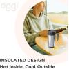 imageOggi Commuter Travel Mug 14oz  Insulated Coffee Mug Thermal Stainless Steel with Easy Grip Tumbler Handle  OliveStainless