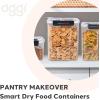 imageOggi Easi Grip 57oz Moisture Proof Storage Container Ultra Clear BPAFree Sealable Canister Flip Open Pouring Lid Date Reminder Slider on Clip Ideal Cereal Dispenser 57oz  17lt128Ounce