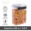 imageOggi Easi Grip 57oz Moisture Proof Storage Container Ultra Clear BPAFree Sealable Canister Flip Open Pouring Lid Date Reminder Slider on Clip Ideal Cereal Dispenser 57oz  17lt128Ounce