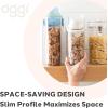 imageOggi Easi Pour Airtight Food Storage Containers  Cereal Containers Storage Rice Dispenser Cereal Dispenser Snack Storage Containers Pasta Containers Storage Containers with Lids  60oz  18lt60 fl oz  18 lt