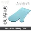 imageOggi Silicone Oven Mitt  Heat Resistant Gloves for Cooking Kitchen Mitts for Oven NonSlip Heat Resistant Oven Mitts Silicone EasytoClean Oven Glove with Textured Grip 12quotx6quot GreyTurquoise
