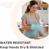 imageOggi Silicone Oven Mitt  Heat Resistant Gloves for Cooking Kitchen Mitts for Oven NonSlip Heat Resistant Oven Mitts Silicone EasytoClean Oven Glove with Textured Grip 12quotx6quot GreySage