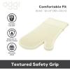 imageOggi Silicone Oven Mitt  Heat Resistant Gloves for Cooking Kitchen Mitts for Oven NonSlip Heat Resistant Oven Mitts Silicone EasytoClean Oven Glove with Textured Grip 12quotx6quot GreyCrme