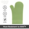 imageOggi Silicone Oven Mitt  Heat Resistant Gloves for Cooking Kitchen Mitts for Oven NonSlip Heat Resistant Oven Mitts Silicone EasytoClean Oven Glove with Textured Grip 12quotx6quot GreySage