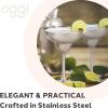 imageOggi Stainless Steel Margarita Glasses  12oz Set of 2  Unbreakable Margarita Glasses Ideal Outdoor Margarita Glasses for Boating RV Parties Stylish Cocktail Glasses ampamp Margarita Glass Gift SetStainless Steel