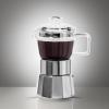 imageOggi Stovetop Espresso Maker Moka Pot  4 Cup 4oz Borosilicate Glass Italian Coffee Maker