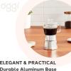 imageOggi Stovetop Espresso Maker Moka Pot  4 Cup 4oz Borosilicate Glass Italian Coffee Maker