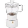 imageOggi Stovetop Espresso Maker Moka Pot  4 Cup 4oz Borosilicate Glass Italian Coffee Maker
