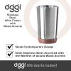 imageOggi Wine Cooler with Freezer InsertsStainless Steel  Acacia