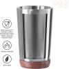 imageOggi Wine Cooler with Freezer InsertsStainless Steel  Acacia