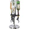 imageOGGI Professional 3Bottle Revolving Liquor Dispenser Stainless Steel3 Bottle