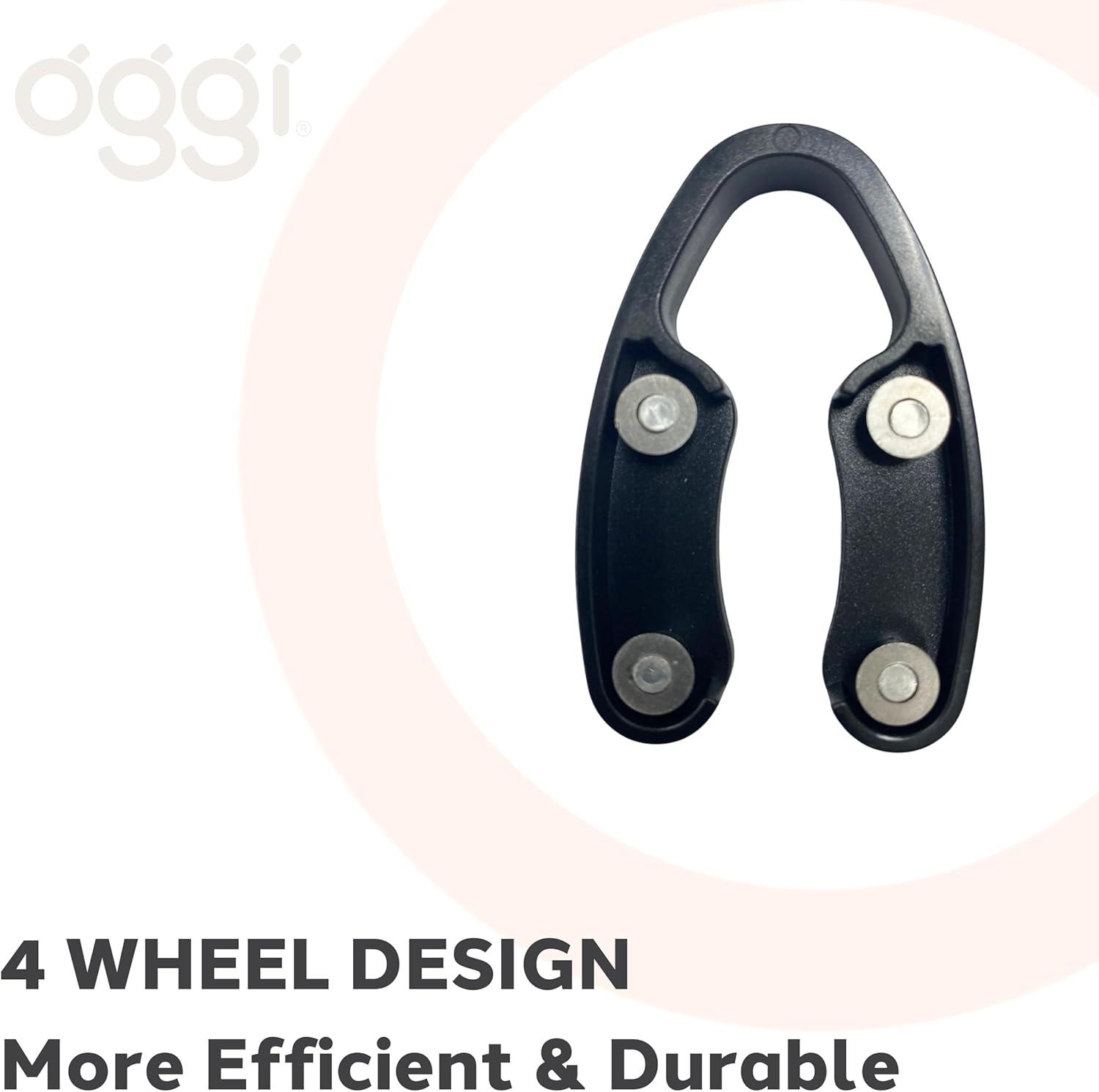 imageOGGI Wine Foil Cutter  Effective and Durable Wine Foil Cutter Tool 4 Wheel Foil Cutter for Wine Bottles Wine Bottle Cutter Wine Cutter Foil Cutter Wine Bottle Foil Cutter  Black