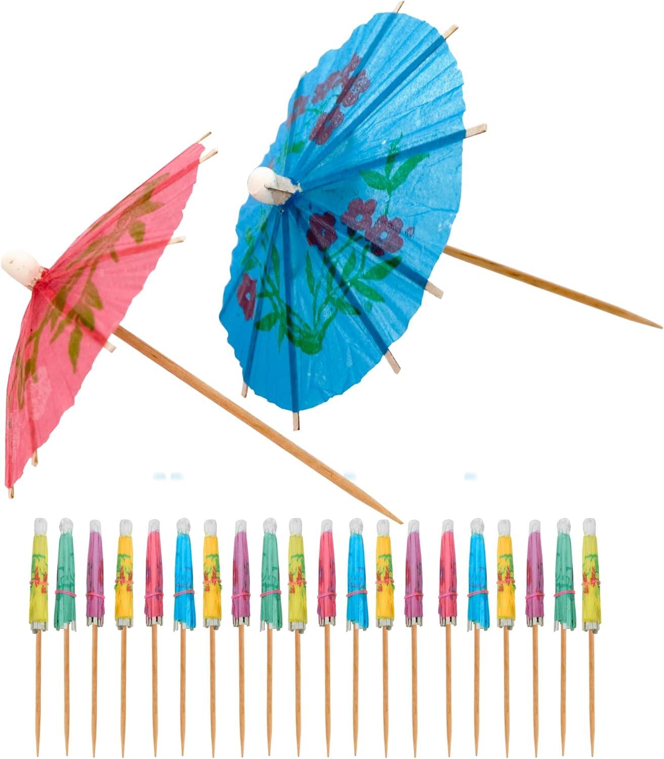 imageOGGI Wooden Cocktail Picks Sticks 20 pcs  Wooden Martini Picks with Colored Balls Reusable Metal Cocktail Skewers Martini Sticks for Olives Appetizers 425quot  11cmCocktail Sticks