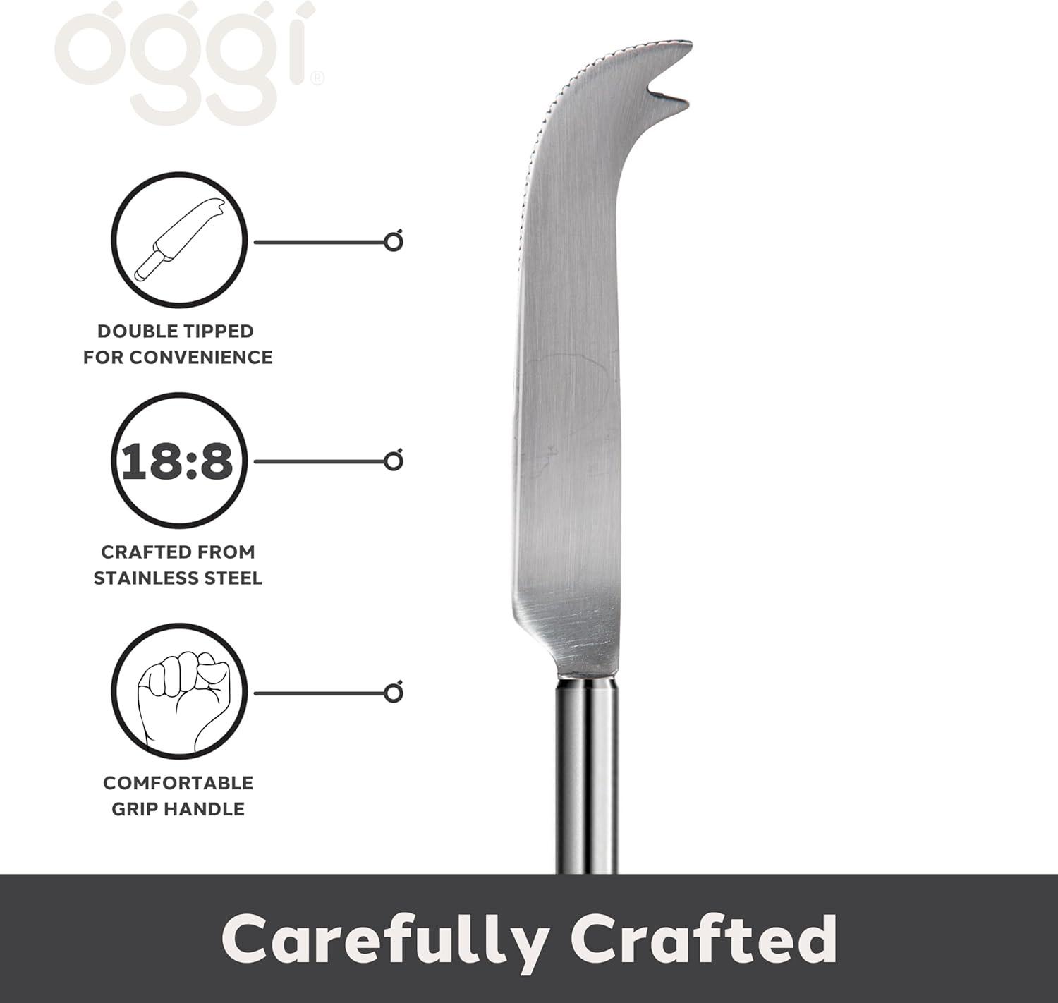 imageOggi Bartender Knife 95quot  24cm Bar Knife Stainless Steel Handle Double Tipped Stainless Steel Blade Bar Cart Accessories Bartender Accessories Cocktail Kit