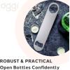 imageOGGI Bar Blade Bottle Opener Stainless Steel Bartender Bottle Opener Solid Bottle Cap Opener Heavy Duty Beer Opener 7quot  18cm7  18cm