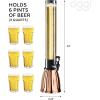imageOGGI Beverage Dispenser  3quart  6Pints Perfect for Parties Use as Alcohol Water Lemonade Dispenser ampamp MoreStainless Steel
