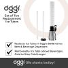 imageOGGI Beverage Dispenser  3quart  6Pints Perfect for Parties Use as Alcohol Water Lemonade Dispenser ampamp MoreStainless Steel