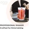imageOGGI Boston Cocktail Shaker  GlassStainless Steel 17oz24oz  Classic Professional Design Home Bar Boston Style Drink Mixer Bartender Kit Essential Bar Accessories