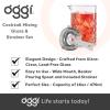 imageOGGI Cocktail Mixing Glass ampamp Strainer Set  Elegant Bar Mixing Set with 16oz Glass Beaker Essential Mixology Bartender Kit Old Fashioned Kit Includes Stainless Steel Hawthorne Strainer2Piece