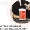 imageOGGI Cocktail Mixing Glass ampamp Strainer Set  Elegant Bar Mixing Set with 16oz Glass Beaker Essential Mixology Bartender Kit Old Fashioned Kit Includes Stainless Steel Hawthorne Strainer2Piece