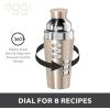 imageOGGI Dial A Drink Cocktail Shaker23oz Stainless Steel Shaker with Built In Strainer Ideal Cocktail Mixer for Martini Margarita ampamp MoreGold  23oz