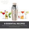 imageOGGI Dial A Drink Cocktail Shaker23oz Stainless Steel Shaker with Built In Strainer Ideal Cocktail Mixer for Martini Margarita ampamp MoreGold  23oz