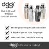 imageOGGI Dial A Drink Cocktail Shaker23oz Stainless Steel Shaker with Built In Strainer Ideal Cocktail Mixer for Martini Margarita ampamp MoreGold  23oz