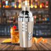 imageOGGI Dial A Drink Cocktail Shaker23oz Stainless Steel Shaker with Built In Strainer Ideal Cocktail Mixer for Martini Margarita ampamp MoreGold  23oz