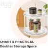 imageOGGI Lazy Susan Organizer 11quot for Kitchen Pantry Cabinet Organizing and Storage Ideal as a Rotating Spice Rack and Pantry Can Organizer975 dia x 8 H