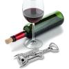 imageOGGI Lever Action Corkscrew Wine Bottle Opener Manual Handheld Corkscrew with Lever Pump Standing Design Nonstick Worm ampamp Easy NoTwist Cork Removal  BlackStainless SteelStainless Steel