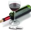 imageOGGI Lever Action Corkscrew Wine Bottle Opener Manual Handheld Corkscrew with Lever Pump Standing Design Nonstick Worm ampamp Easy NoTwist Cork Removal  BlackStainless SteelStainless Steel