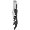 imageOGGI Lever Action Corkscrew Wine Bottle Opener Manual Handheld Corkscrew with Lever Pump Standing Design Nonstick Worm ampamp Easy NoTwist Cork Removal  BlackStainless SteelStainless Steel