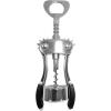 imageOGGI Lever Action Corkscrew Wine Bottle Opener Manual Handheld Corkscrew with Lever Pump Standing Design Nonstick Worm ampamp Easy NoTwist Cork Removal  BlackStainless SteelStainless Steel