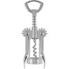 imageOGGI Lever Action Corkscrew Wine Bottle Opener Manual Handheld Corkscrew with Lever Pump Standing Design Nonstick Worm ampamp Easy NoTwist Cork Removal  BlackStainless SteelStainless Steel
