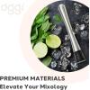 imageOGGI Long Muddler for Cocktails Stainless Steel 95quot24cm  Ideal Bartender Accessories Cocktail Accessories Drink Muddler Metal MuddlerStainless Steel