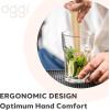 imageOGGI Long Muddler for Cocktails Stainless Steel 95quot24cm  Ideal Bartender Accessories Cocktail Accessories Drink Muddler Metal MuddlerWood