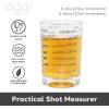 imageOGGI Measuring Shot Glass with Measuring Lines 3oz  90ml  Bartender Accessories Jigger for Bartending Shot Glass Measuring Cup with Ounces ampamp MillilitersMeasured Glass Jigger