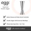 imageOGGI Measuring Shot Glass with Measuring Lines 3oz  90ml  Bartender Accessories Jigger for Bartending Shot Glass Measuring Cup with Ounces ampamp MillilitersJapanese Double Jigger Pack of 2