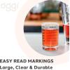 imageOGGI Measuring Shot Glass with Measuring Lines 3oz  90ml  Bartender Accessories Jigger for Bartending Shot Glass Measuring Cup with Ounces ampamp MillilitersMeasured Glass Jigger