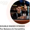 imageOGGI Spiral Handle Bar Spoon Cocktail Mixing Spoon  Elegant Bar Mixing Spoon with 13 inches  335 cm Swivel Handle Essential Mixology Bartender Kit Old Fashioned Kit Stainless Steel