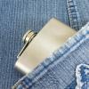 imageOGGI Stainless Steel Hip Flask 8oz Liquor flask Flask Funnel Included Sleek Flask for Women ampamp Men Alcohol Gifts