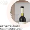 imageOGGI Tshaped Wine Corks 2pc Set Reusable ampamp Low Profile for Wine ampamp Beer Bottles DIY Craft Black SilverBlack  Silver