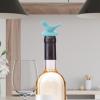 imageOGGI Tshaped Wine Corks 2pc Set Reusable ampamp Low Profile for Wine ampamp Beer Bottles DIY Craft Black SilverStylish Wine Topper