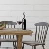 imageOGGI Tshaped Wine Corks 2pc Set Reusable ampamp Low Profile for Wine ampamp Beer Bottles DIY Craft Black SilverStylish Wine Topper