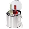 imageOGGI Wine ampamp Ice Bucket Ice Bucket with Lid ampamp Ice Scoop Wine Chiller Bucket Tabletop Wine Chiller Holds 2 Bottles Bar Set is Great Addition to Bar Cart or Home Bar Accessories 4Quart